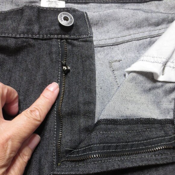 4/$14 PAPER DENIM & CLOTH mens JEANS dark gray DENIM black SIZE 42/32 - Picture 4 of 10